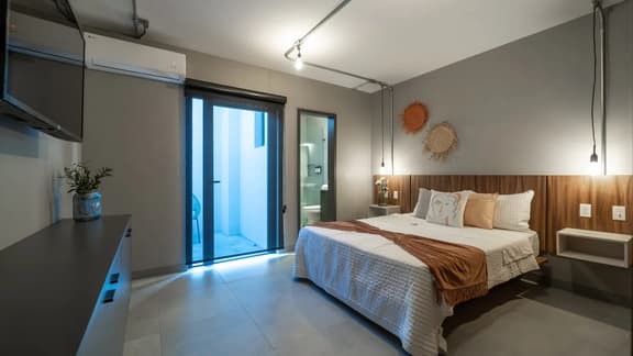 Stylish, Private Flat with Patio | 1 BD | Tribu San Martin (103)